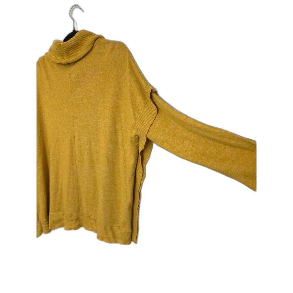 ANTHROPOLOGIE Lassen Sweater Women's Size Small Gold Postmark 9-H15 STCL